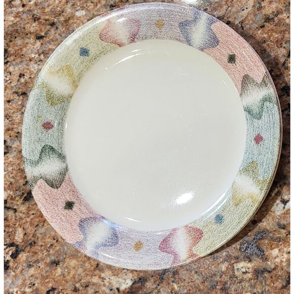 Vintage Corning Ware Corelle MIRAGE Southwest Pattern 7 1/4" Salad Plates (4) - Picture 1 of 16